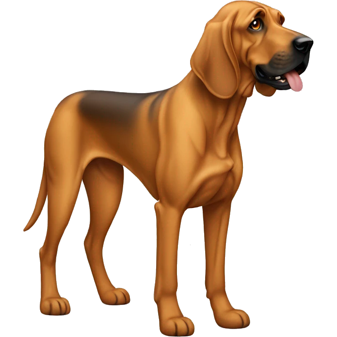 Tan bloodhound  emoji