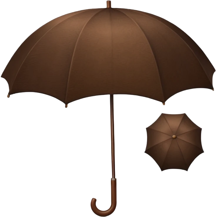 Corduroy umbrella textured emoji