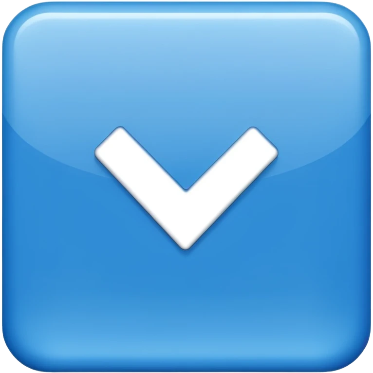 White Checkmark in blue box emoji