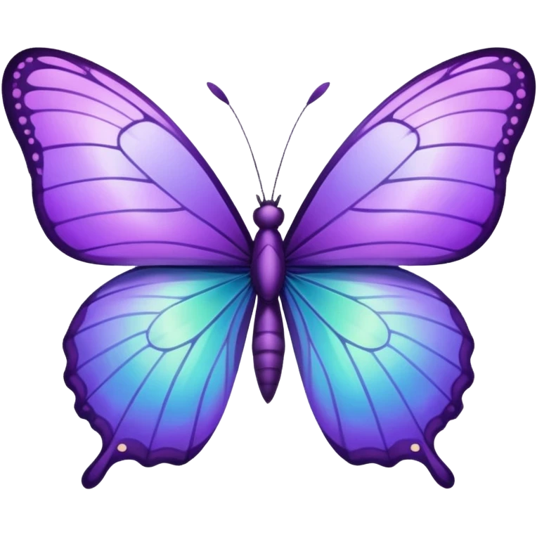 purple butterfly emoji
