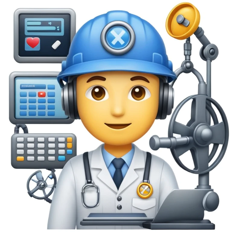 emoji of operations department or operations builder mastering ai emoji