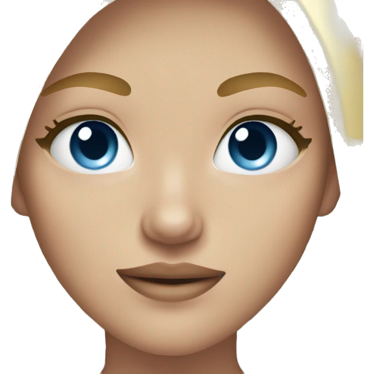 Blonde hair blue eyes big butt emoji