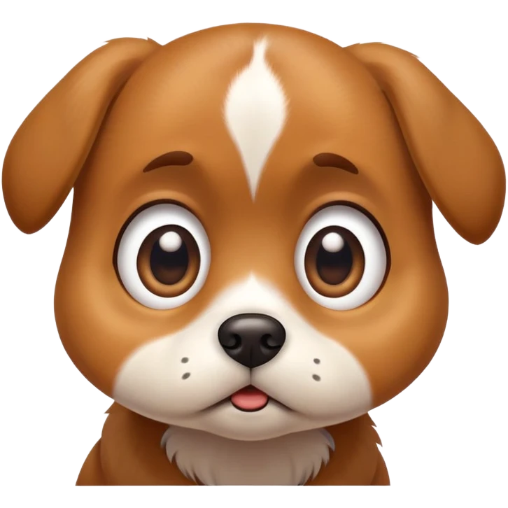 Confused dog emoji