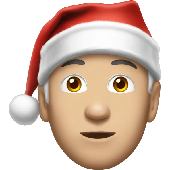 eminem with santa hat emoji