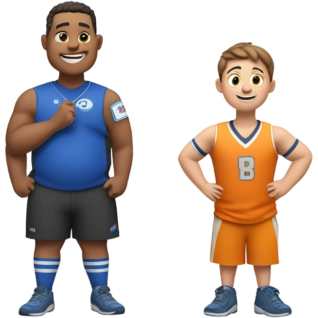 fat boy, coach,  emoji