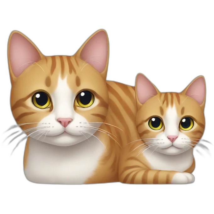 Couple cat emoji