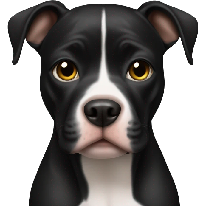 black pitbull girl emoji