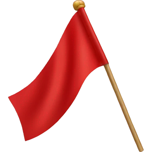 red flag  emoji