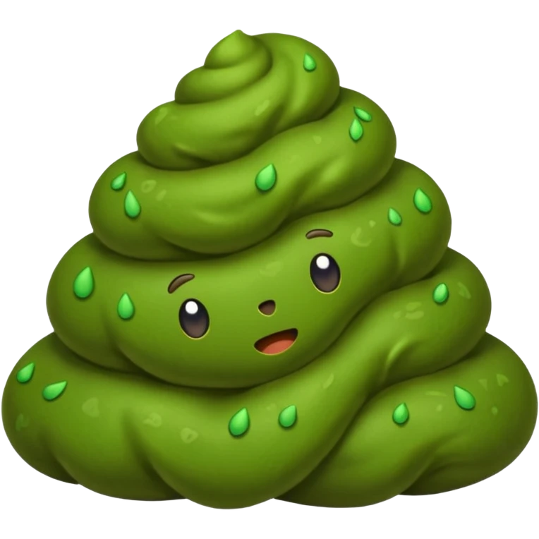 green poop emoji