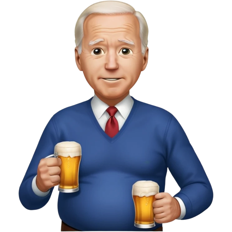 Joe biden beer belly emoji