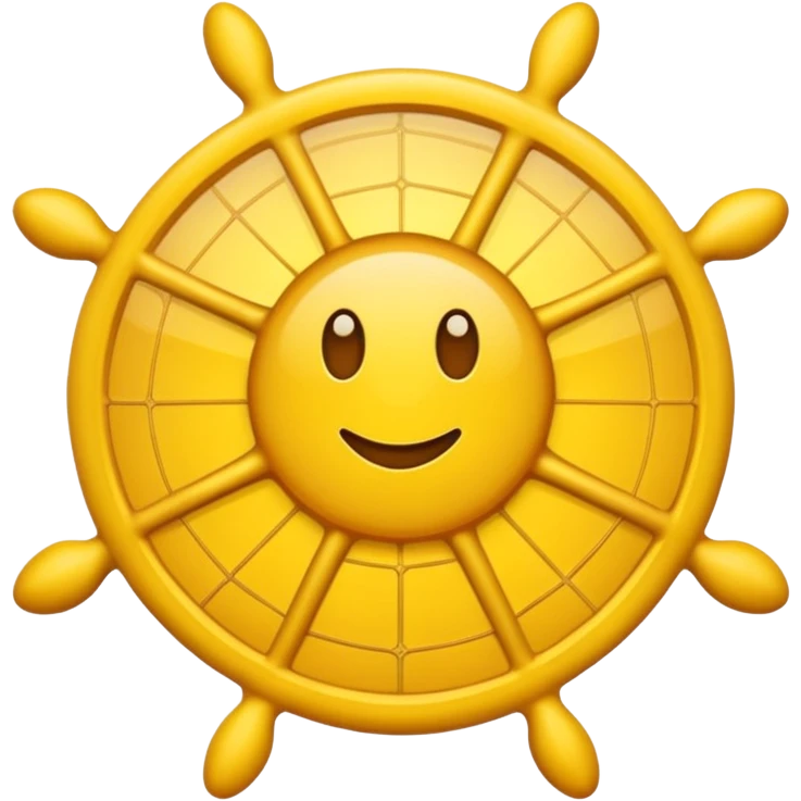 yellow web emoji