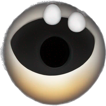 Black hole emoji