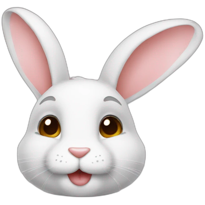Lapin bisous emoji
