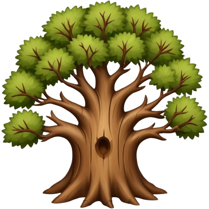 Tree with branches  emoji