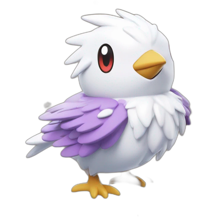 Pokemon Delibird Badge Winter Slowflake GiftBox 2023 emoji