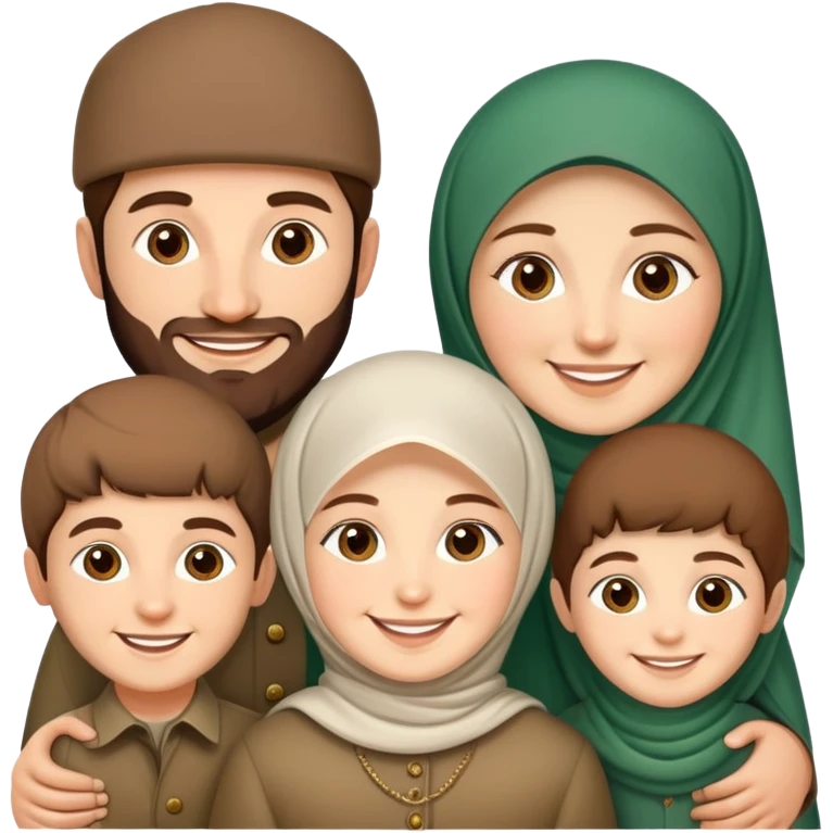 Chechen family  emoji