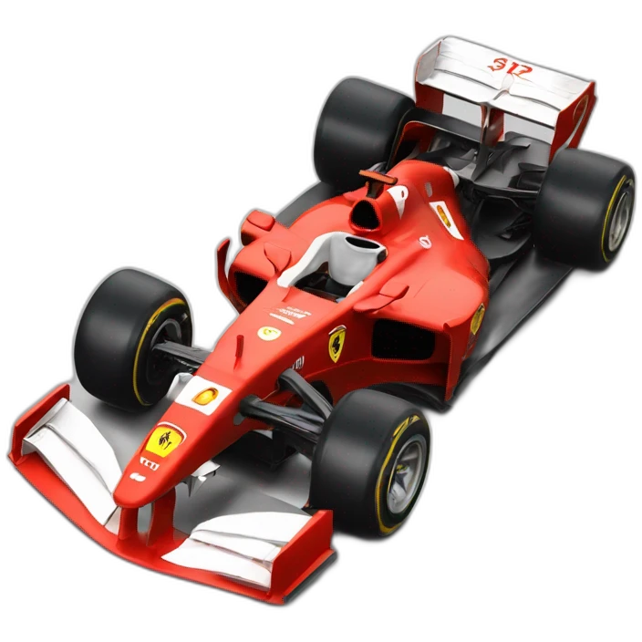 Ferrari formula one car emoji