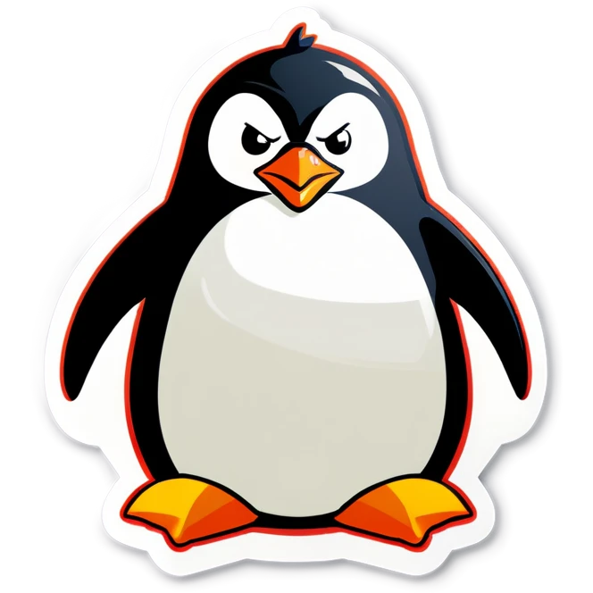 angry penguin  emoji