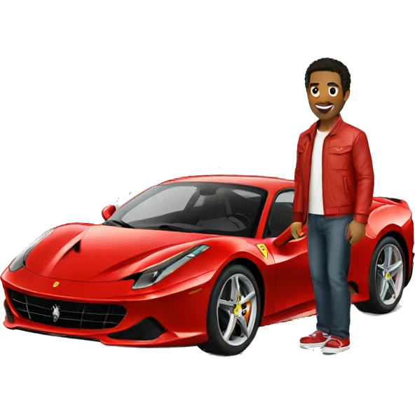 trevor with a ferrari emoji