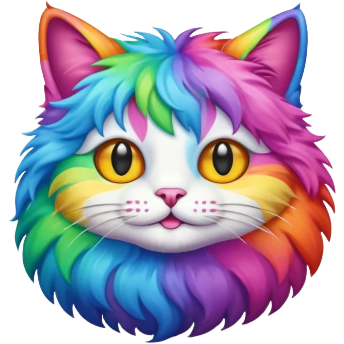 Rainbow kat emoji