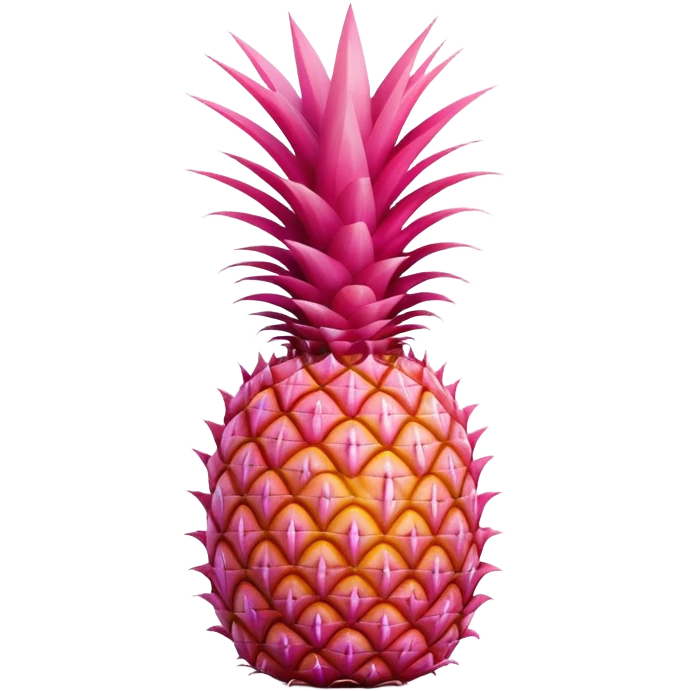 Pink pineapple  emoji