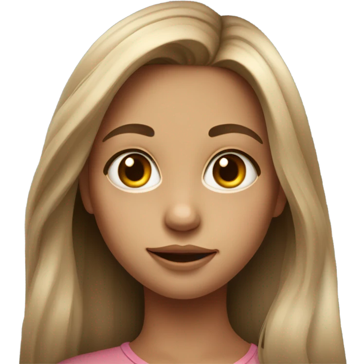 realistic portrait of a girl emoji