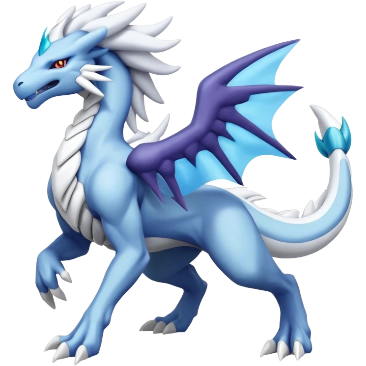 Kyurem-reshiram-suicune-hybrid, full body emoji