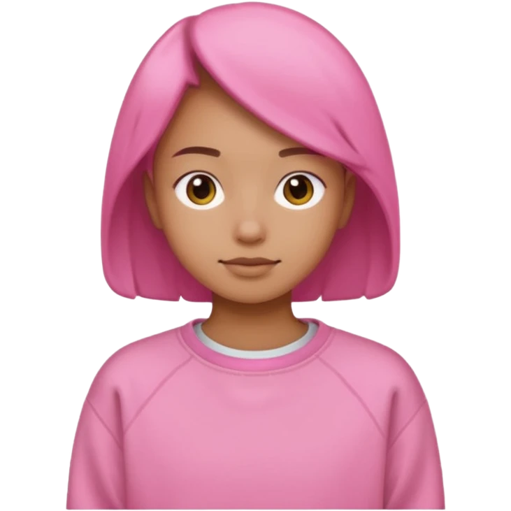 Napping pink sweatshirt emoji