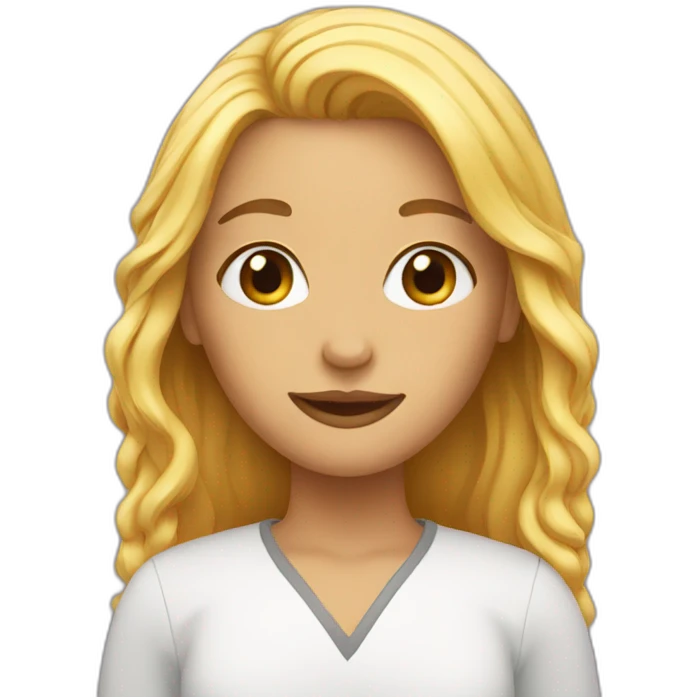girl with a beard emoji
