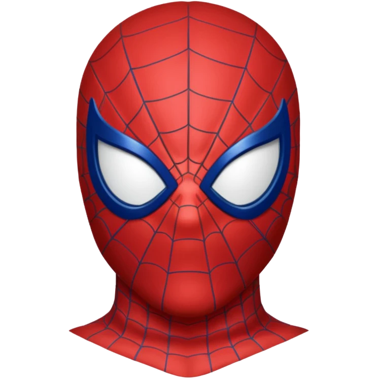 Spider man only face emoji