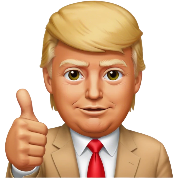 Trump thumbs up emoji