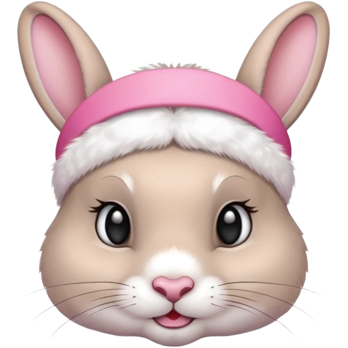 Rabbit with  head band  emoji