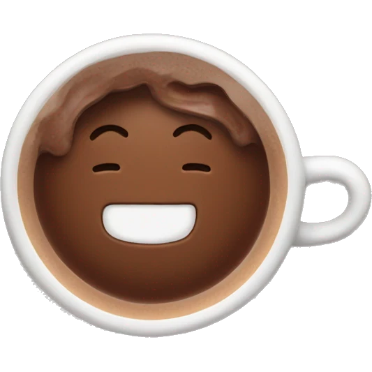 hot chocolate cute emoji