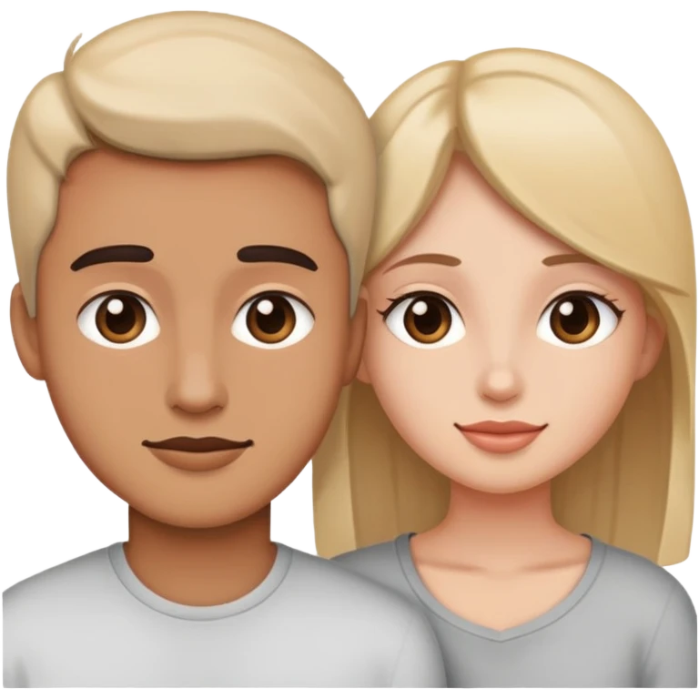 With girlfriend emoji