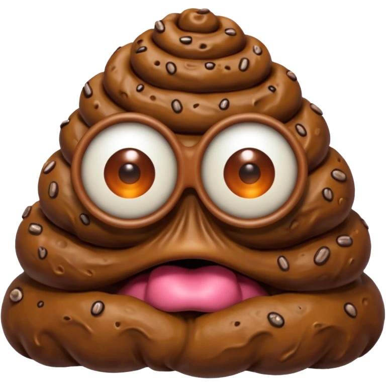 D&D beholder made out of poop emoji