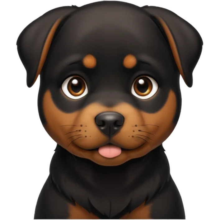 Perrita rottweiler emoji