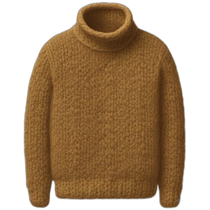 handcrafted pullover emoji