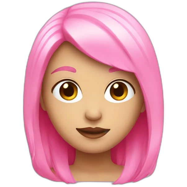 Pink emoji