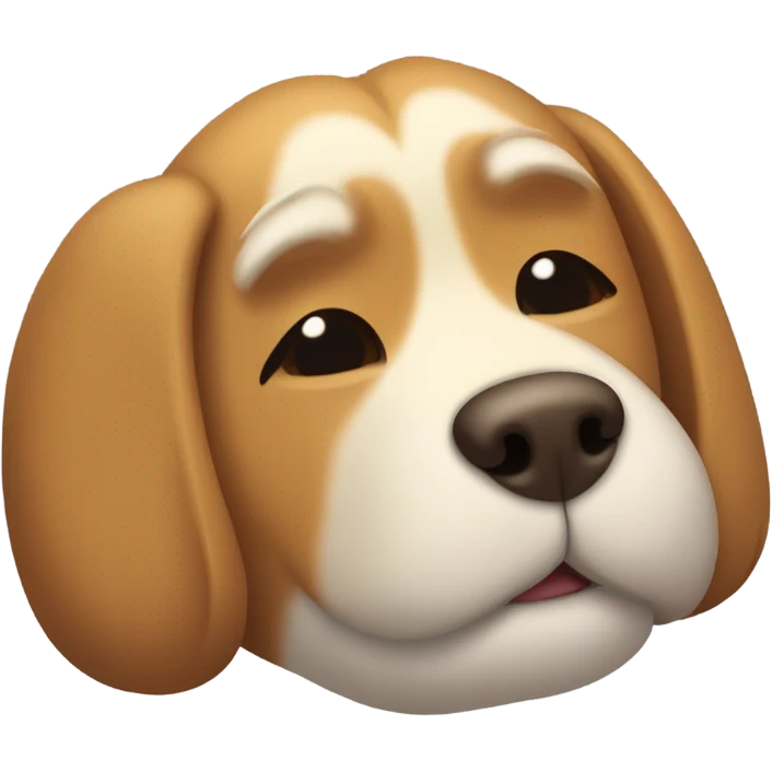 Dog sleeping  emoji