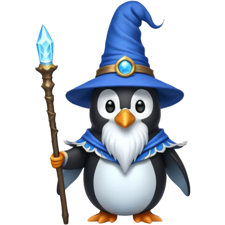 Penguin Wizard emoji