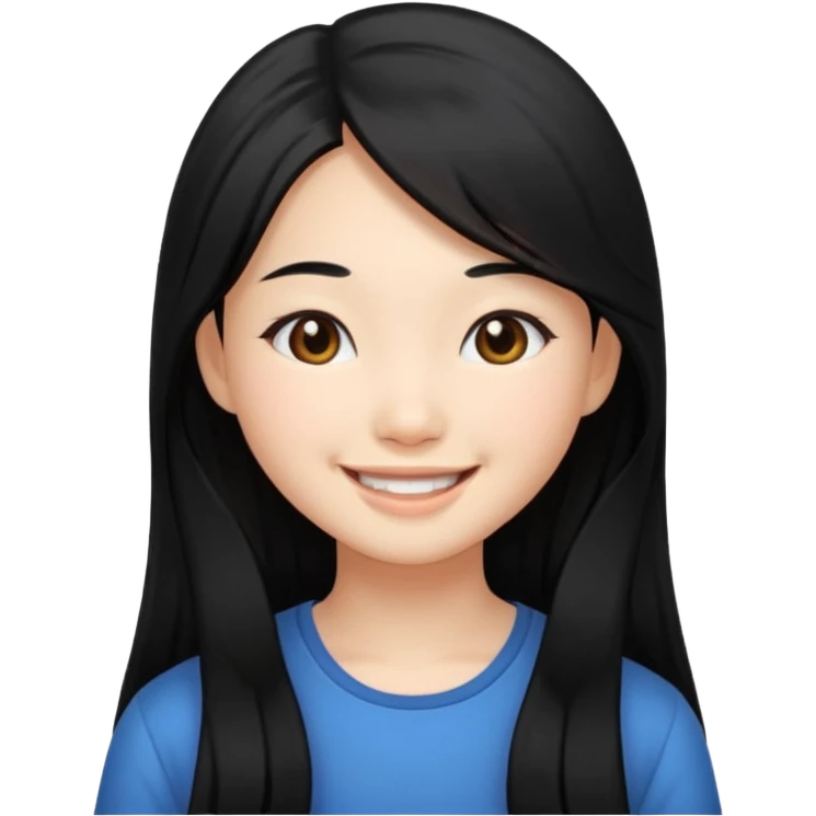 Asian girl emoji