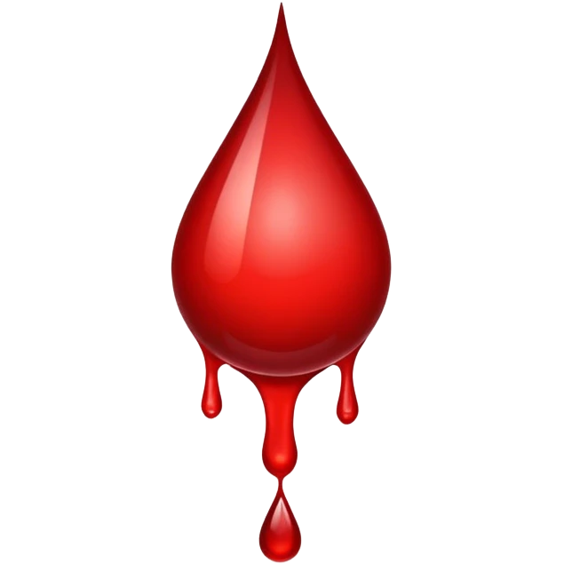 blood drop emoji