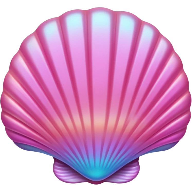 Pink ocean shell  emoji