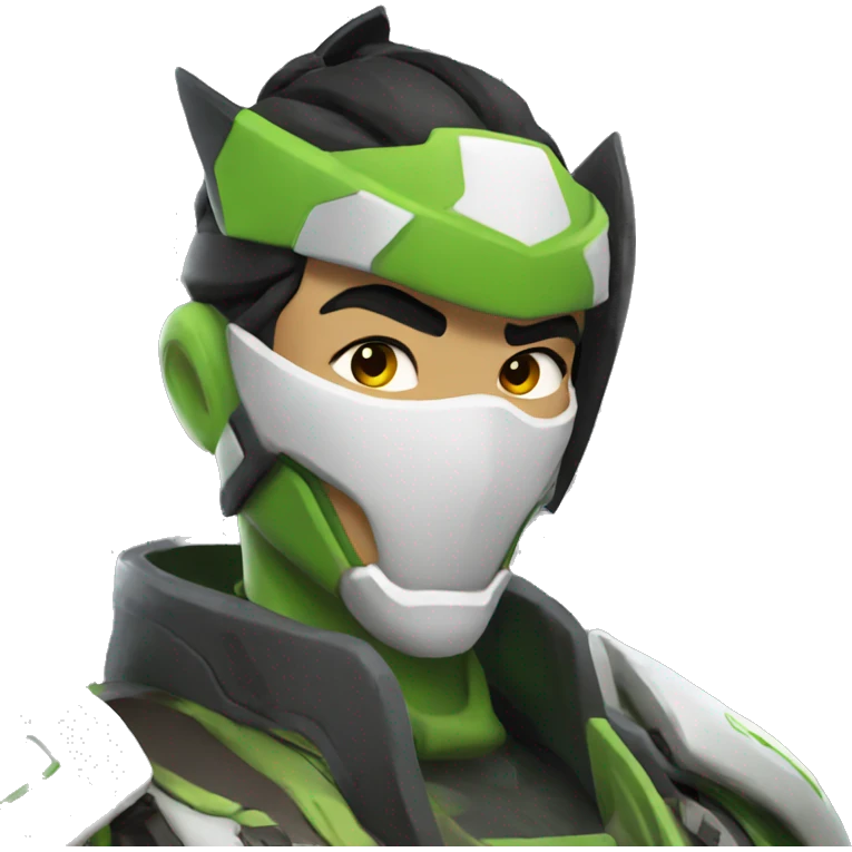 Genji with Overwatch 2 emoji
