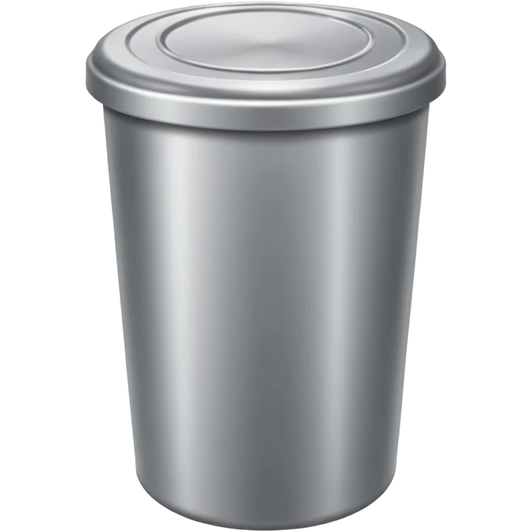 Trash can lid with no trash can emoji