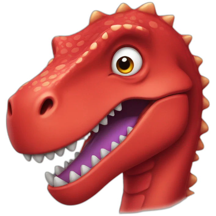 red dinosaur emoji