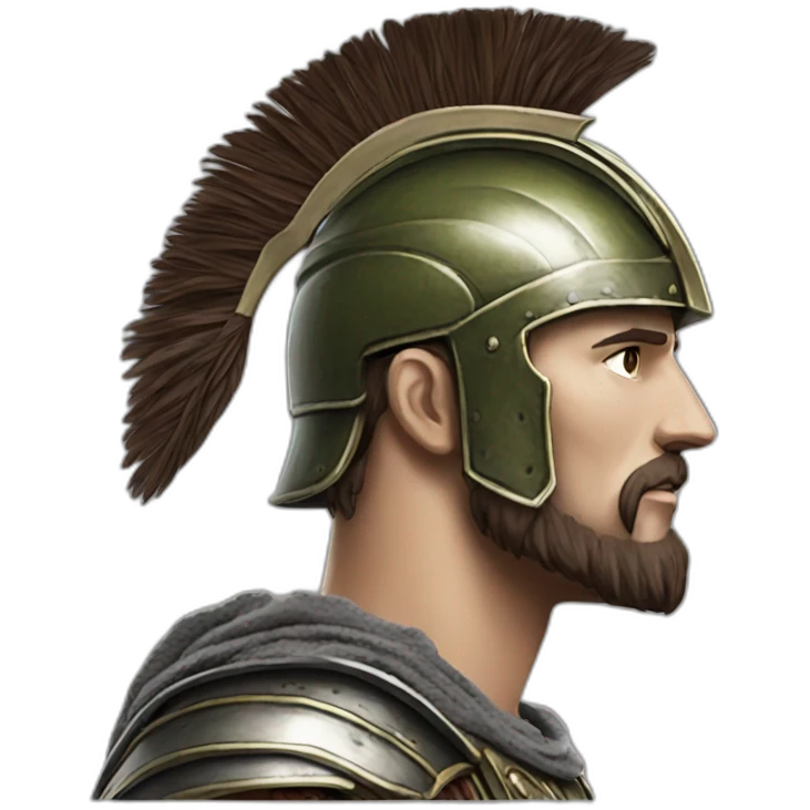centurion-profile-pen-art-olive emoji