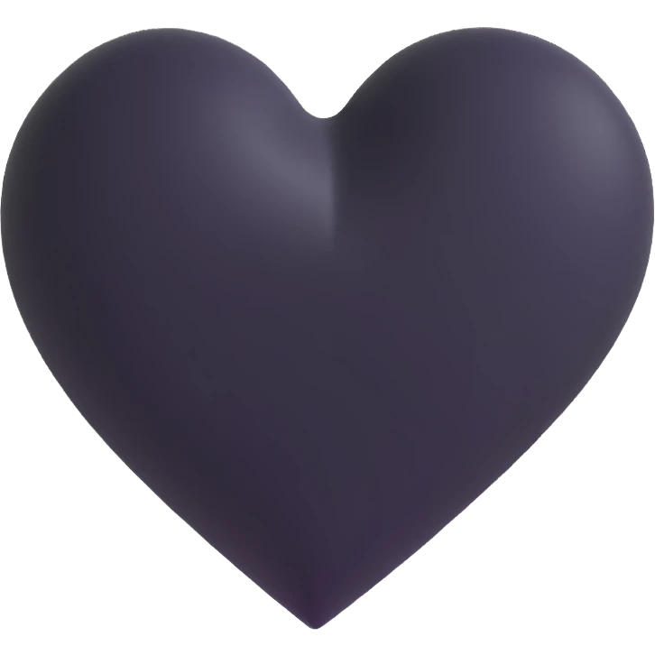 Broken black heart emoji