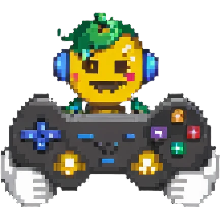 gaming emoji holding a gamepad emoji