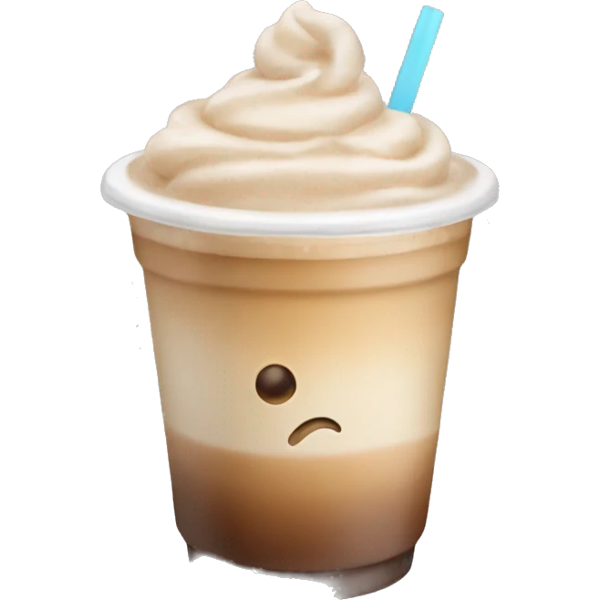 iced latte emoji